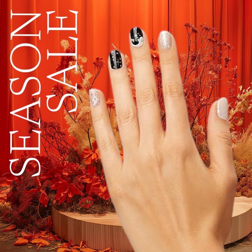 DASHING DIVA GLOSS HALLOWEEN GLOW IN THE DARK GHOSTLY TOUCH GEL NAIL PALETTE